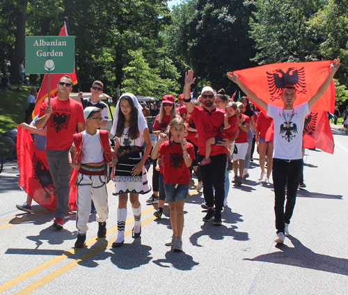 Parade of Flags at 2019 Cleveland One World Day - Albanian